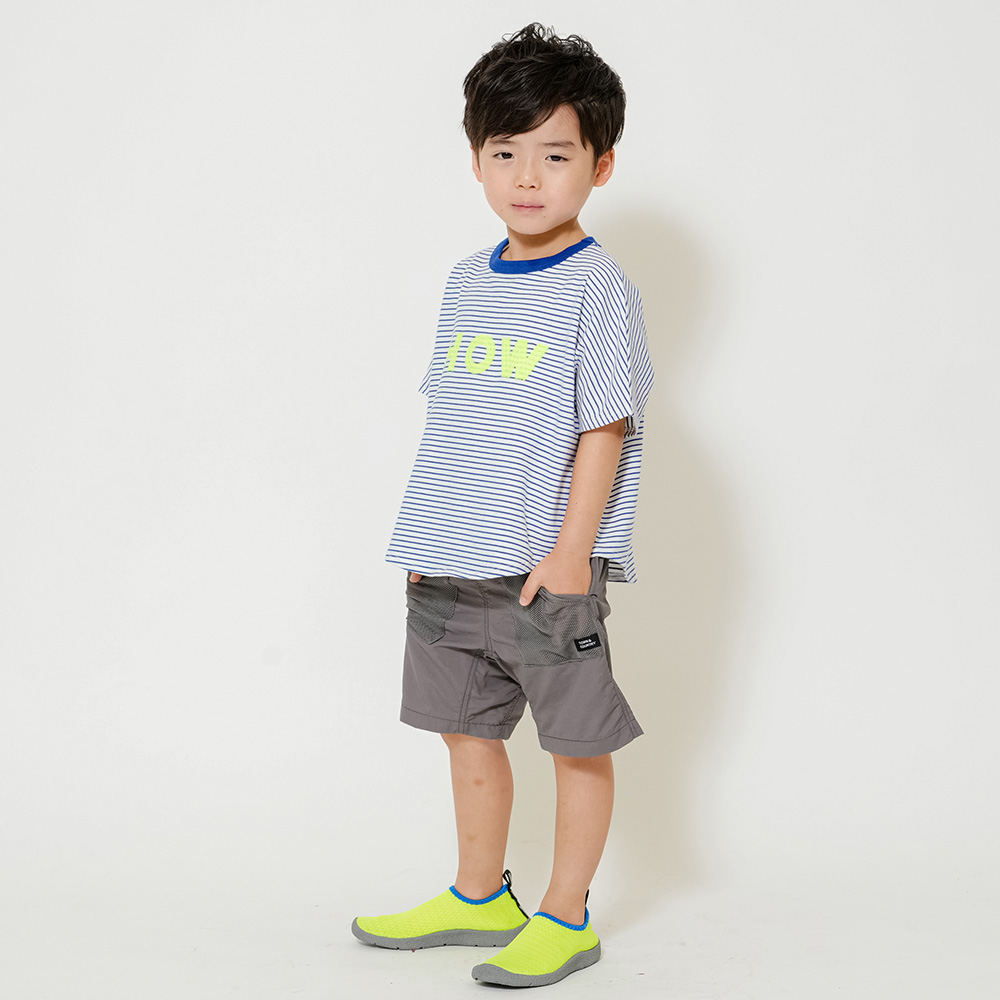 オフ白×ブルー