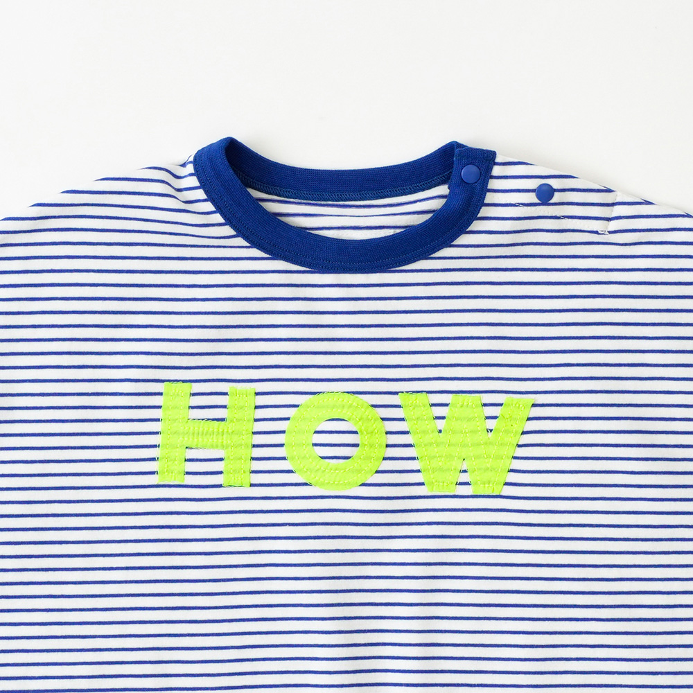 オフ白×ブルー