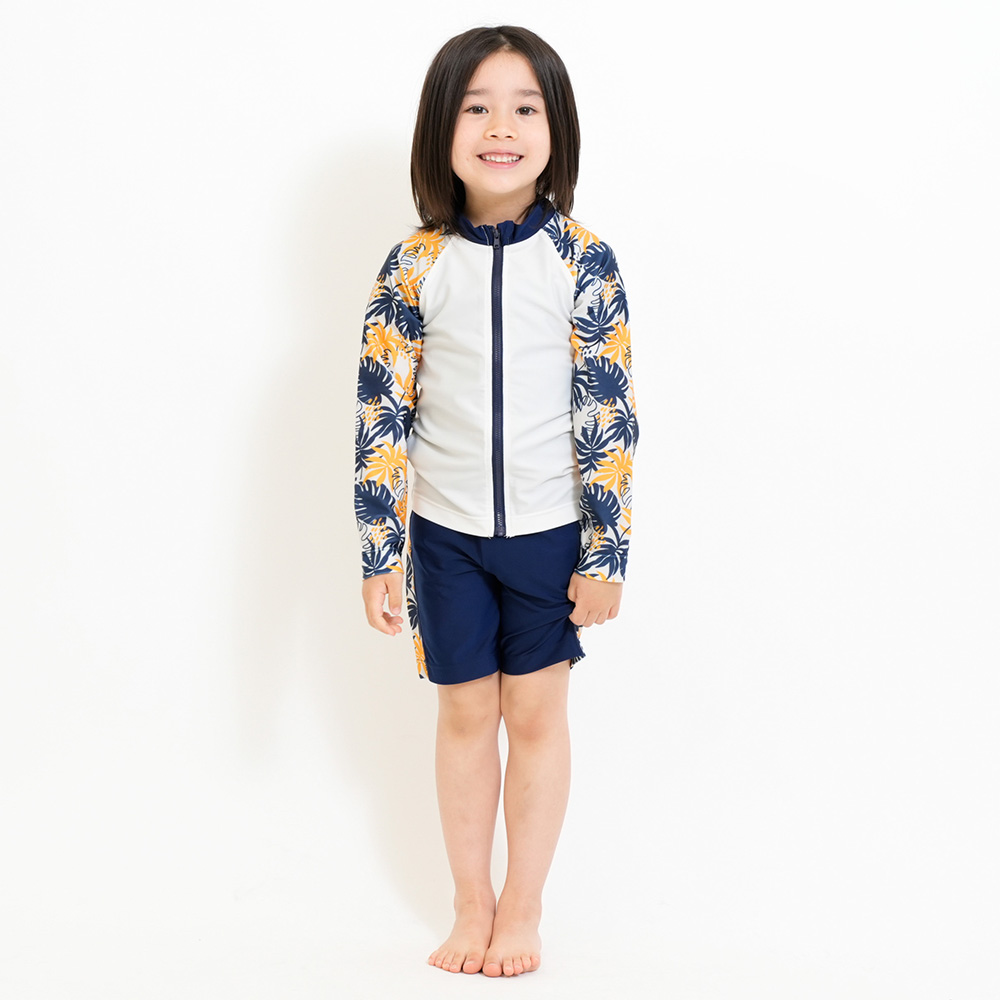 アイボリー×ネイビー