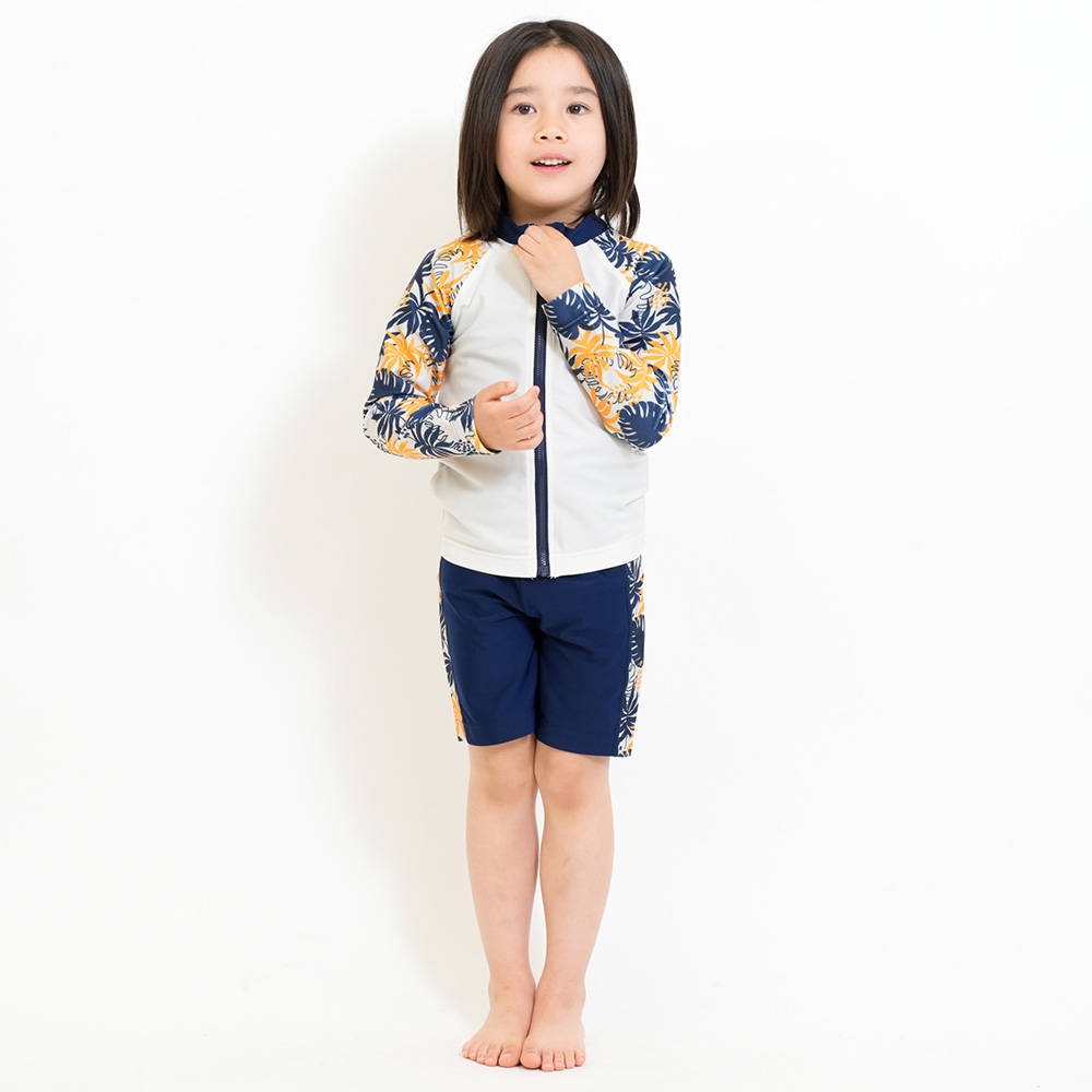 アイボリー×ネイビー