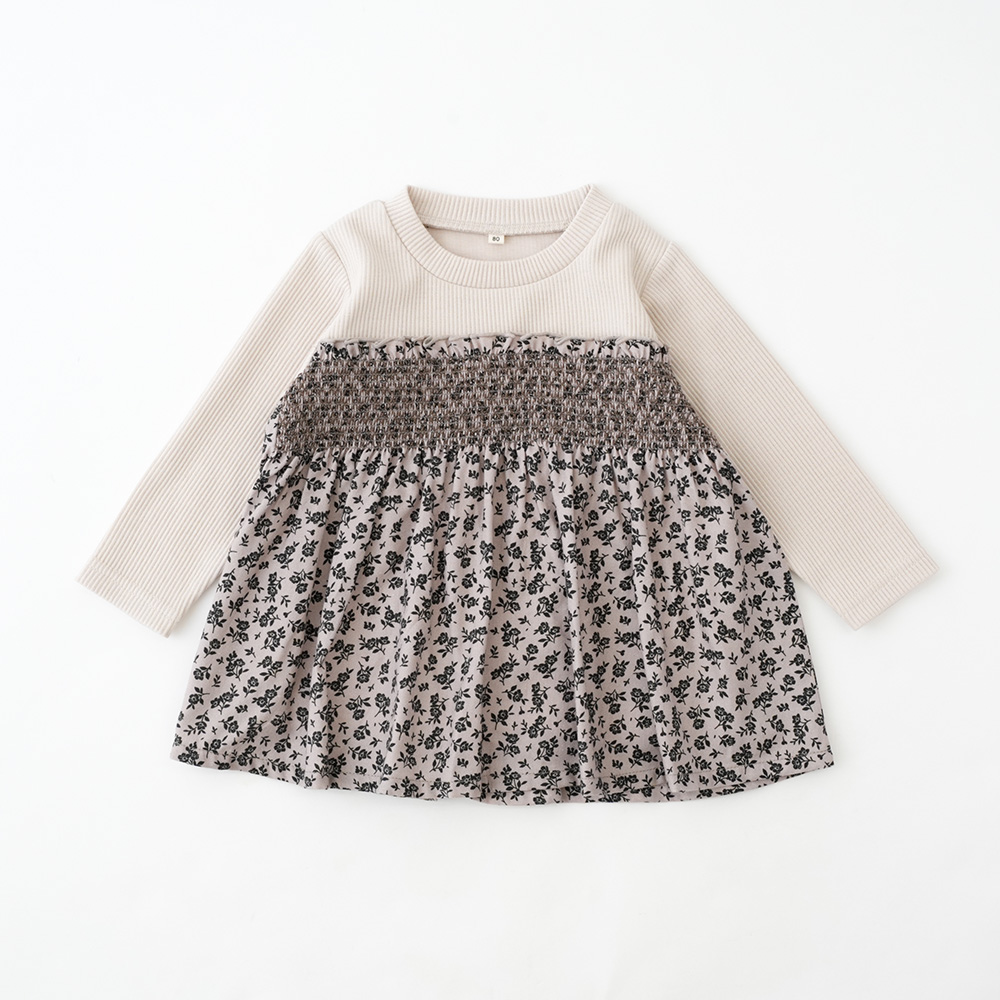 ベージュフラワー