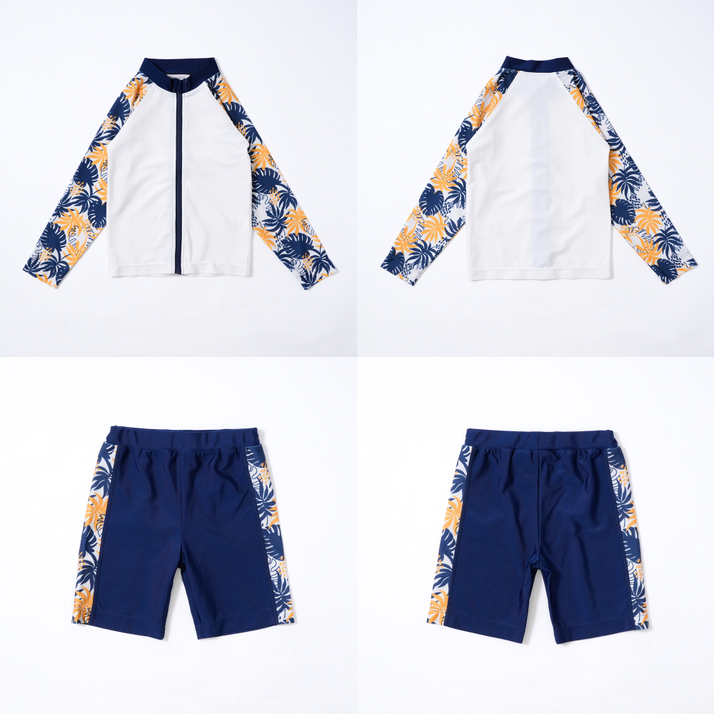 アイボリー×ネイビー