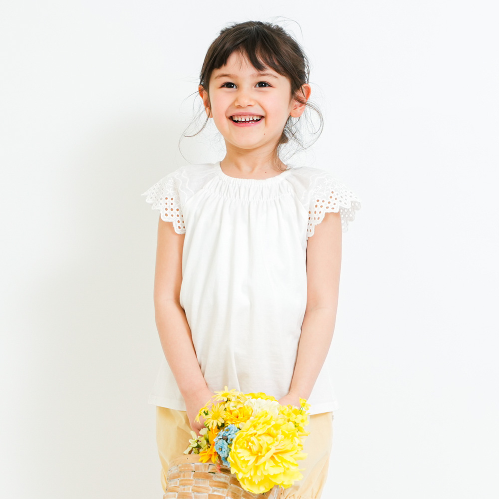 レーススリーブTシャツ