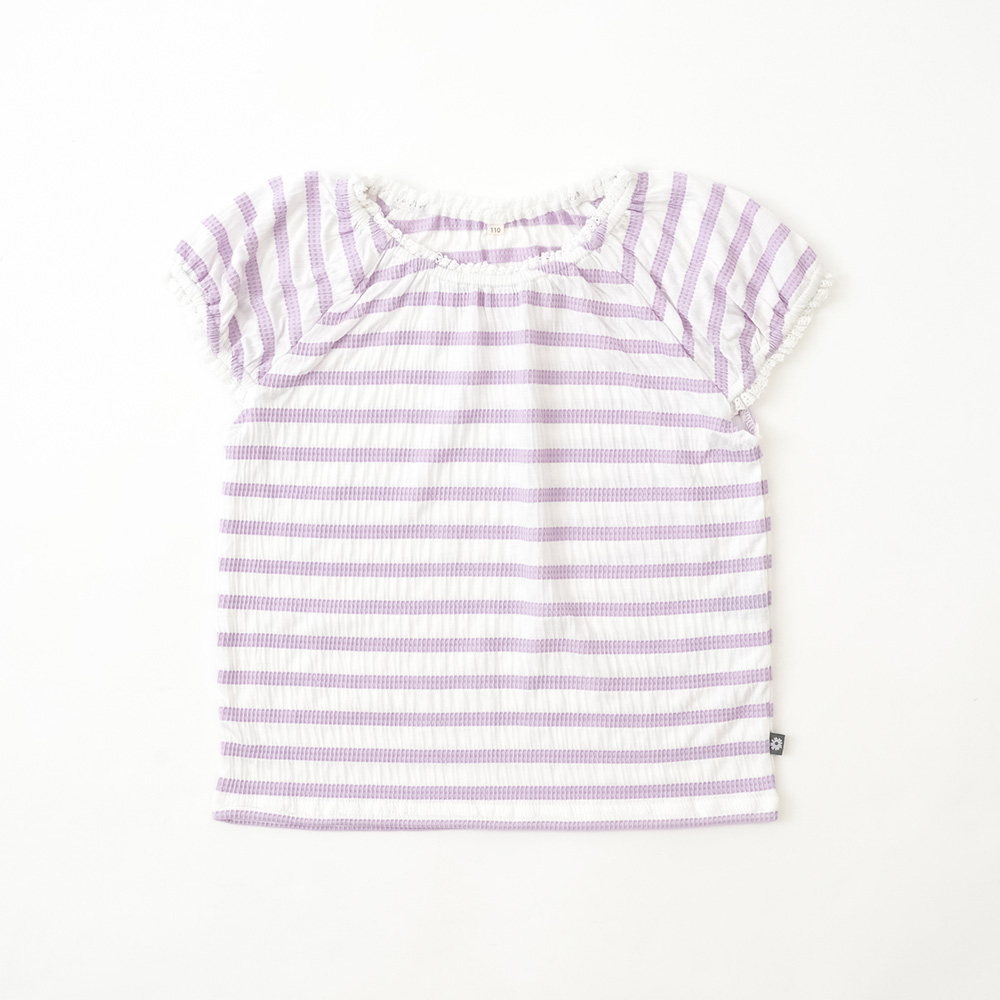 シャーリングボーダーTシャツ