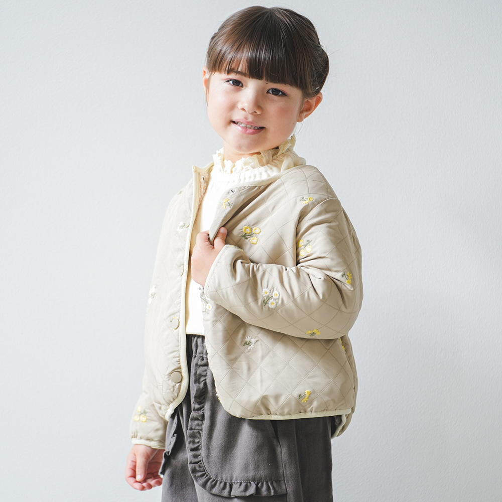 キルト刺繍ジャケット