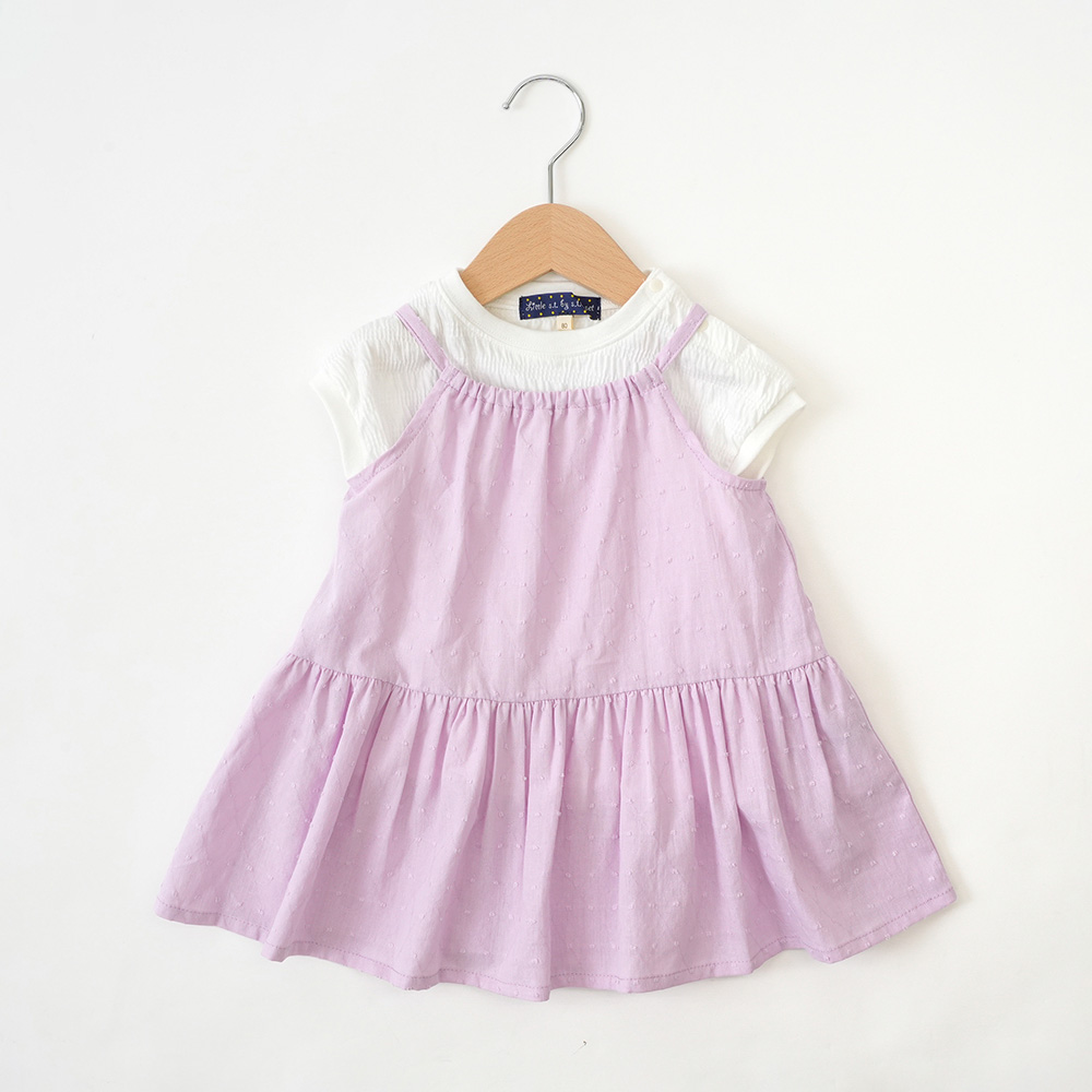 Tシャツ+キャミワンピースセット