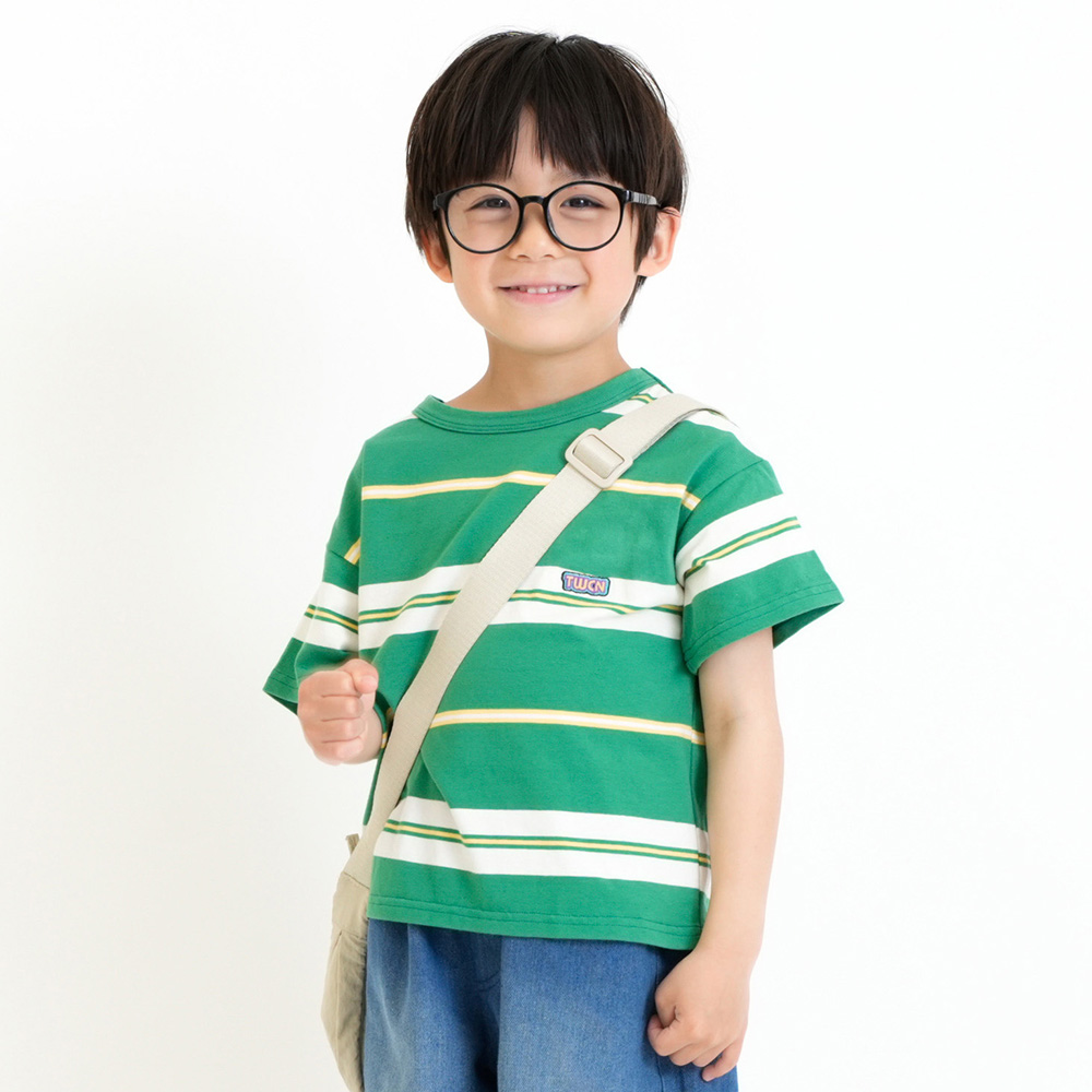 カラフルボーダーTシャツ