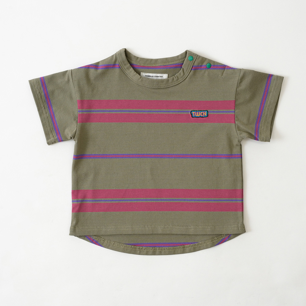 カラフルボーダーTシャツ