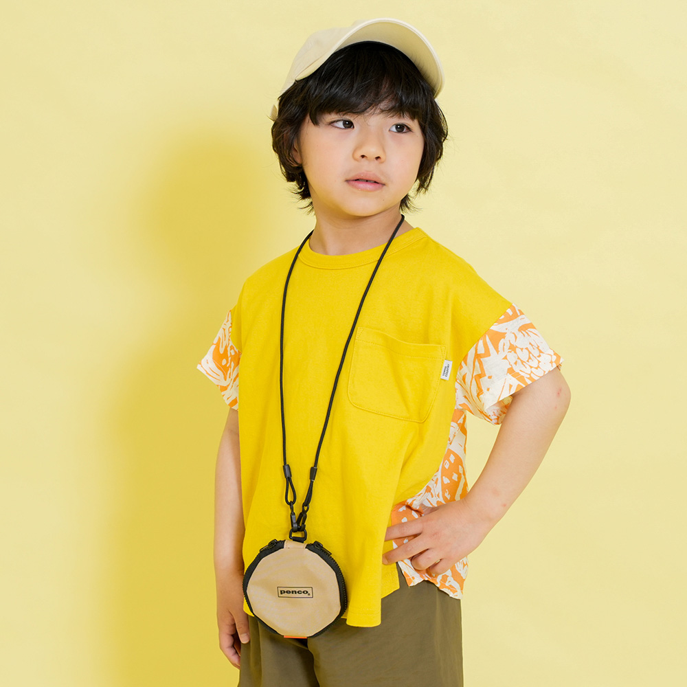 布帛切替Tシャツ