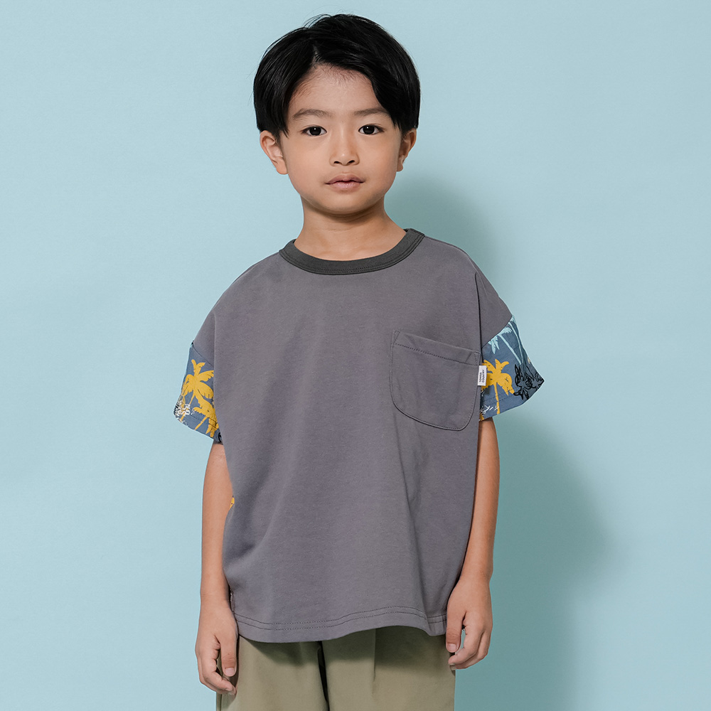 布帛切替Tシャツ