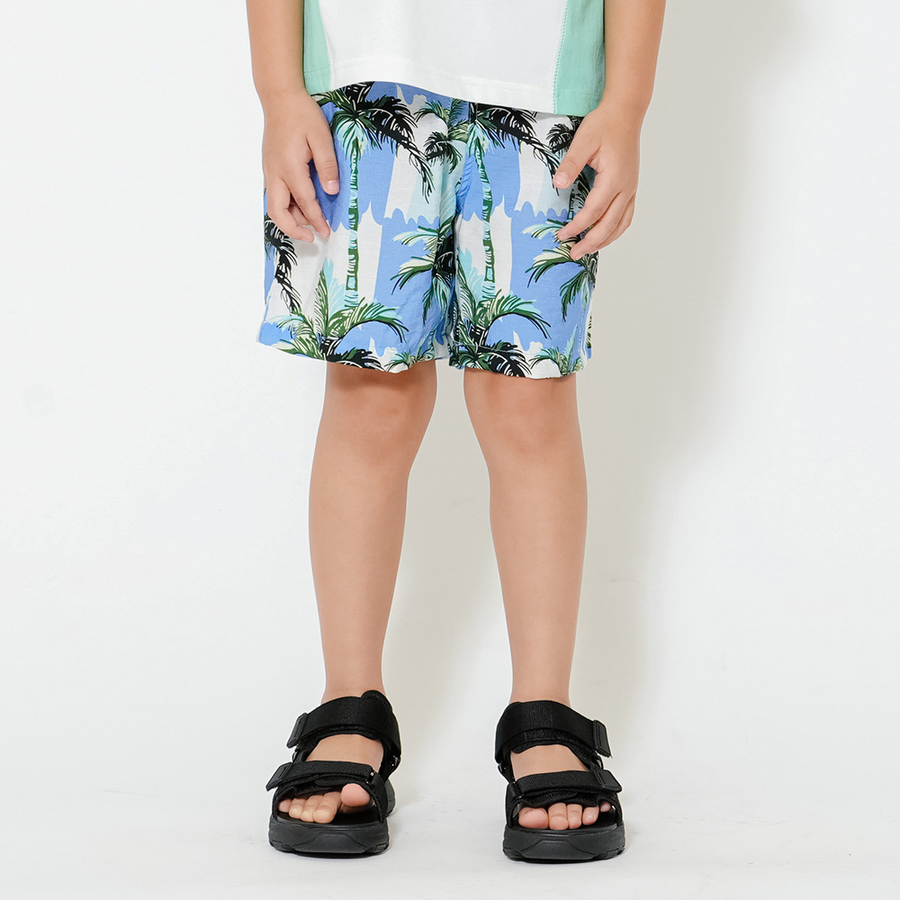 5.5分丈アロハゆったりパンツ