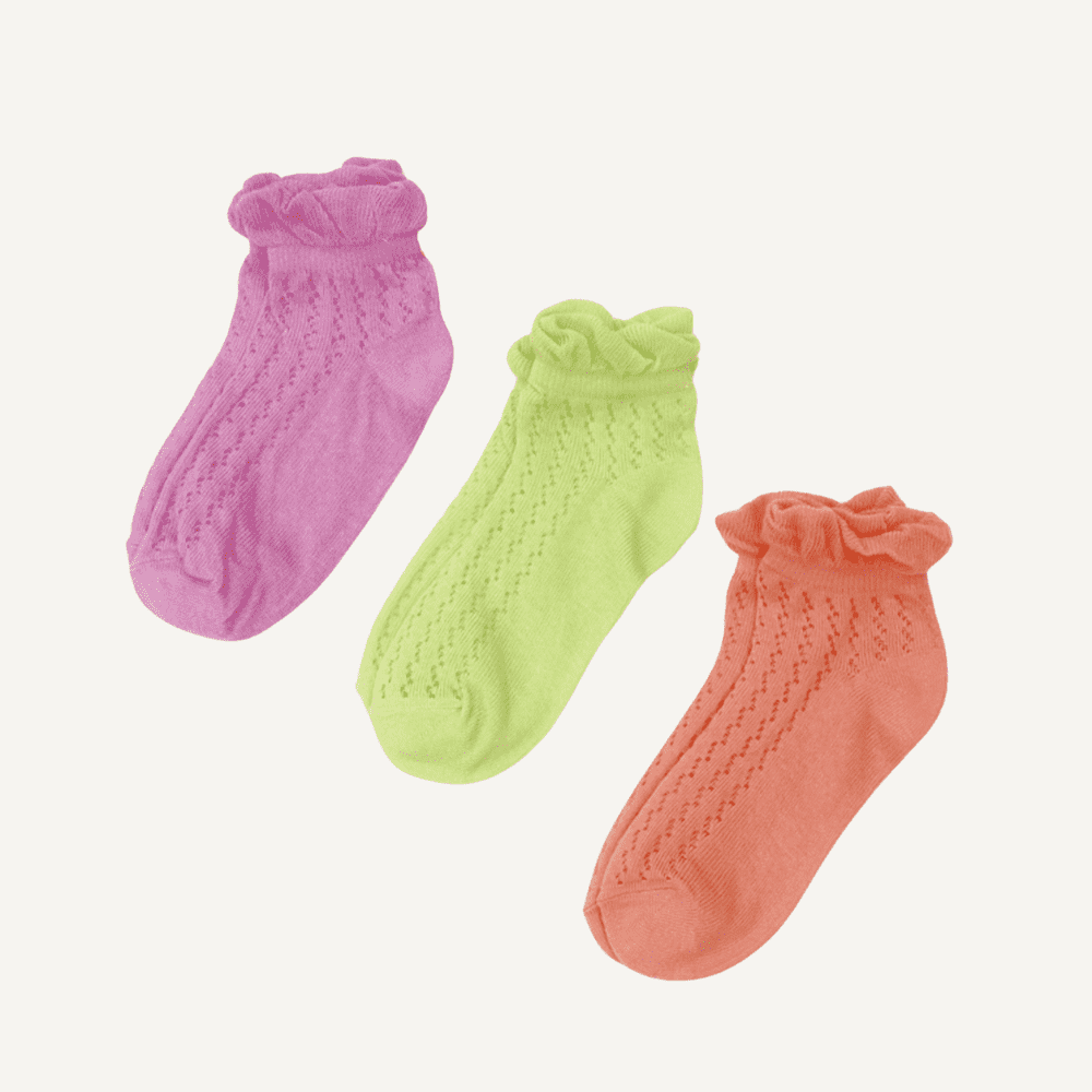 レースアミアンクルソックス3P