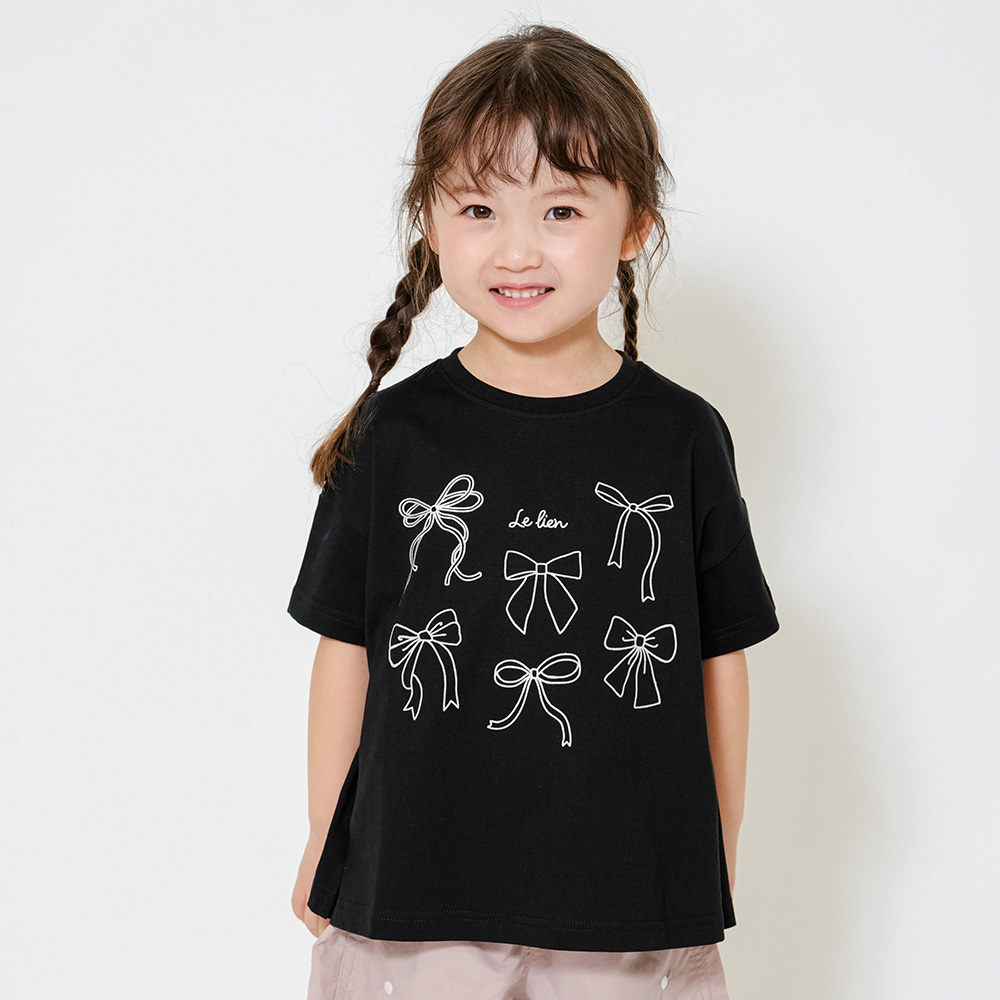 キラキララメプリントTシャツ