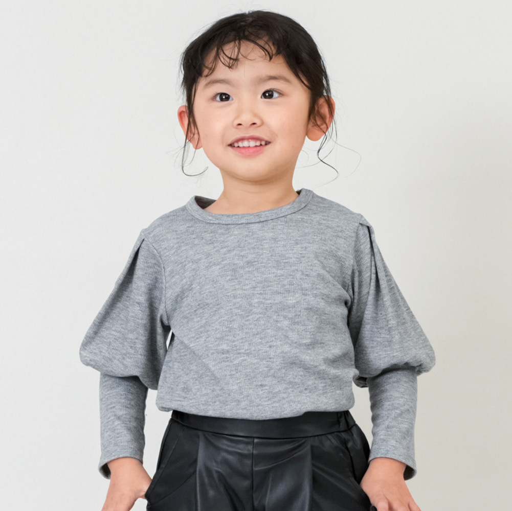 ショルダーパフTシャツ