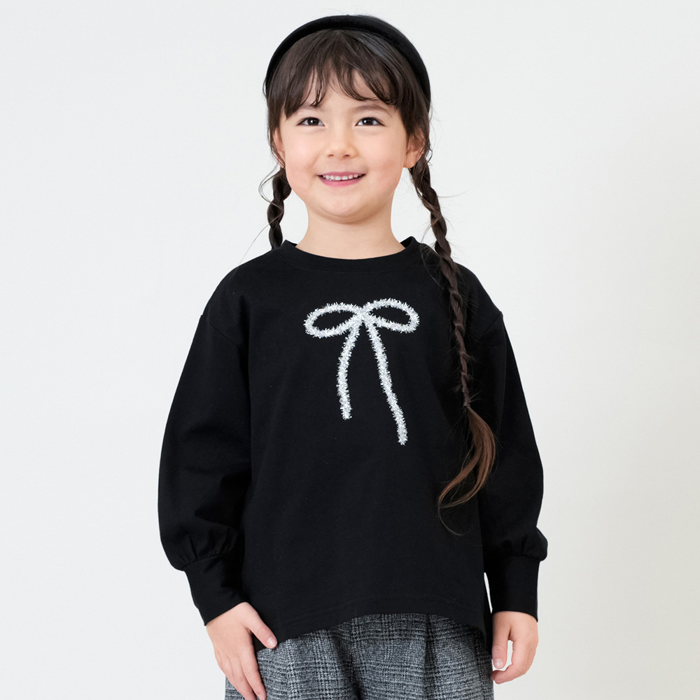 キラキラモチーフチュニックTシャツ