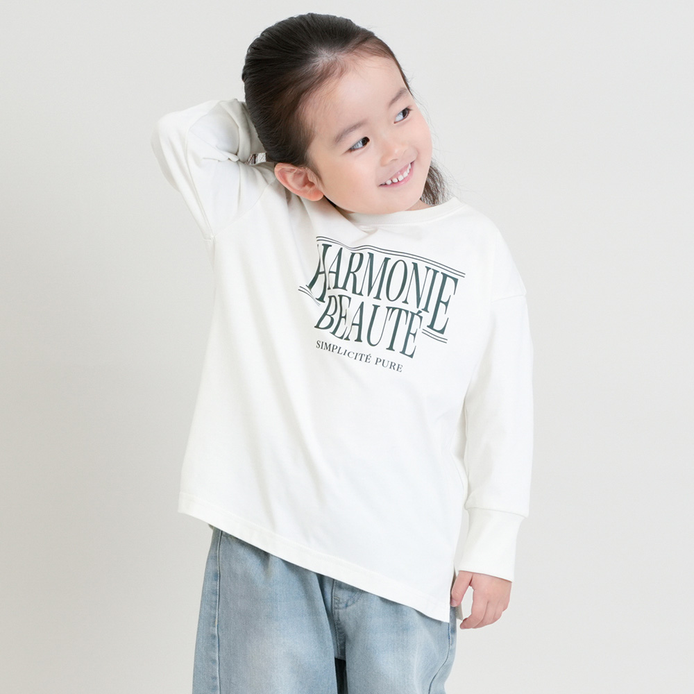 ロゴスリットTシャツ