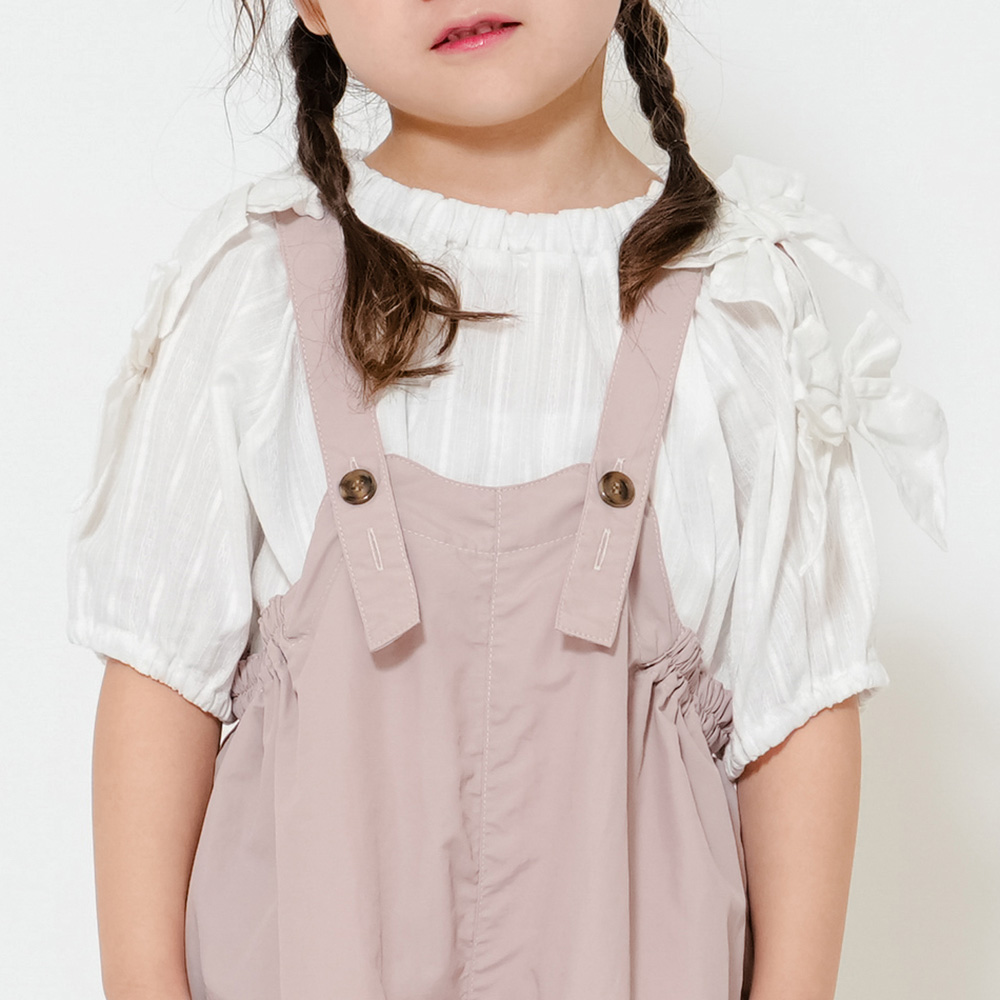 リボンスリットブラウス