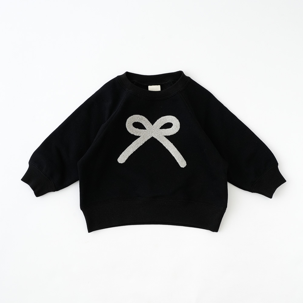 サガラリボン刺繍トレーナー