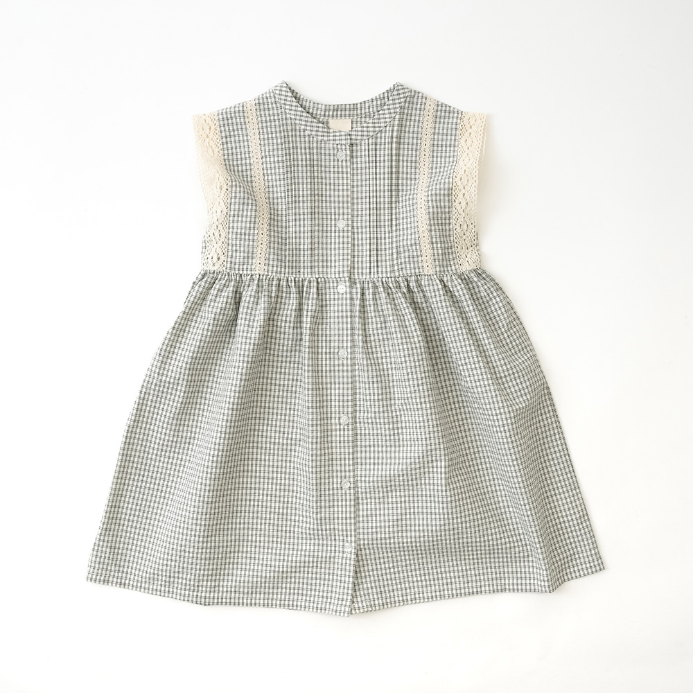 レース切替えワンピース