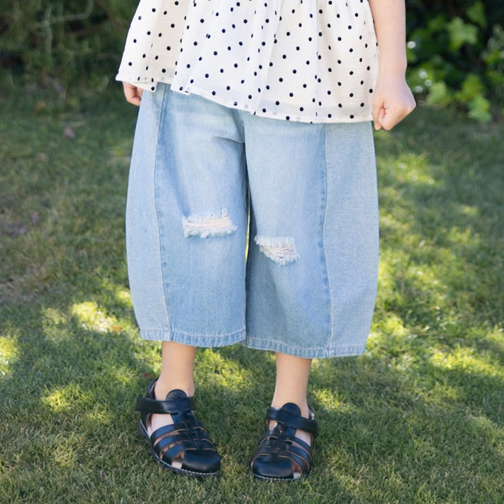 カーブクロップドデニム