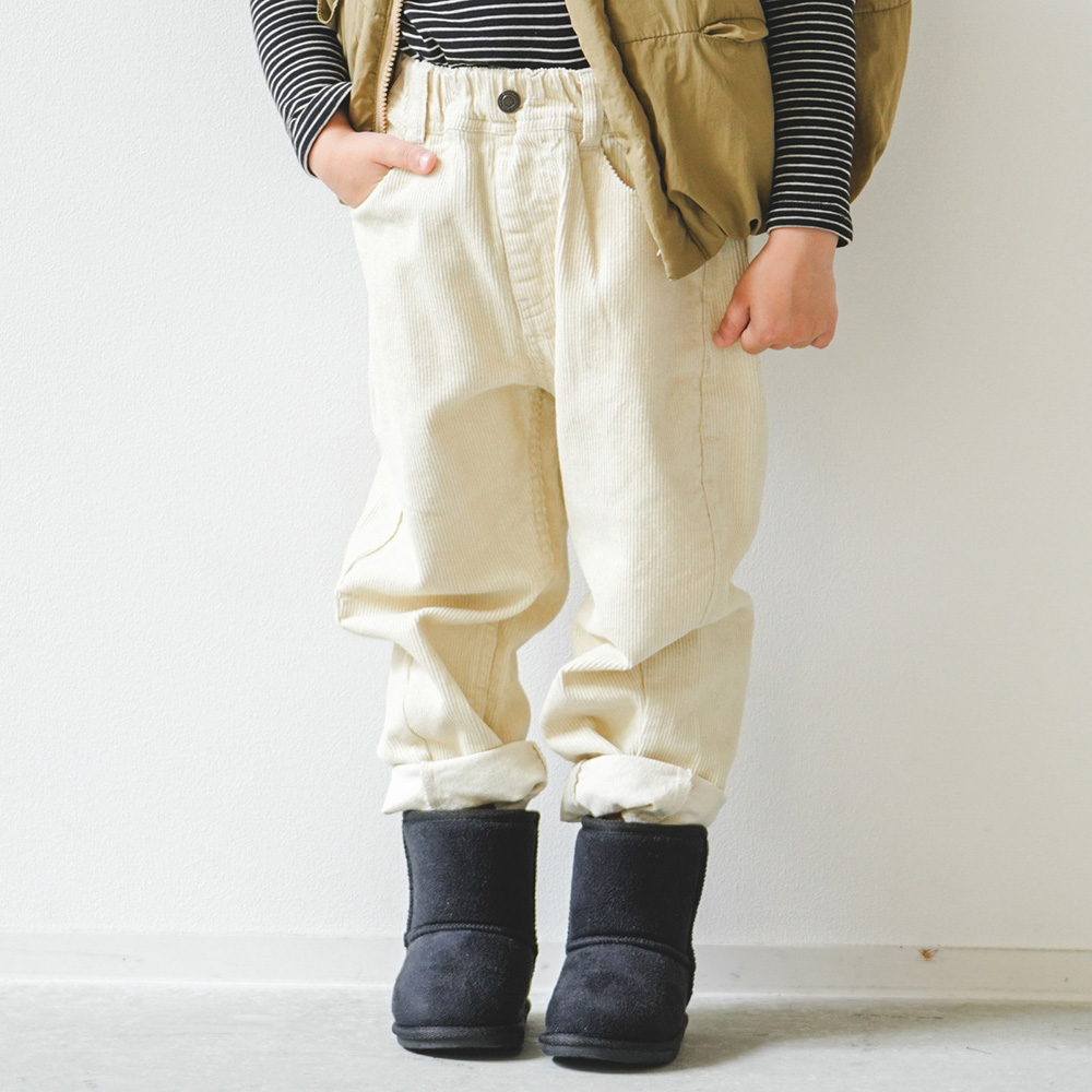 バギーテーパードコーデュロイパンツ