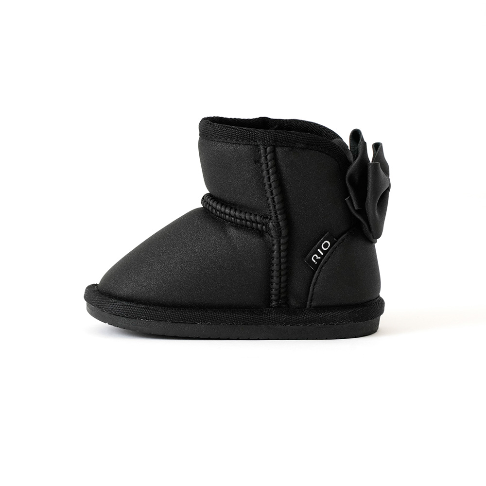 バックリボンファーブーツ(13cm-17cm)